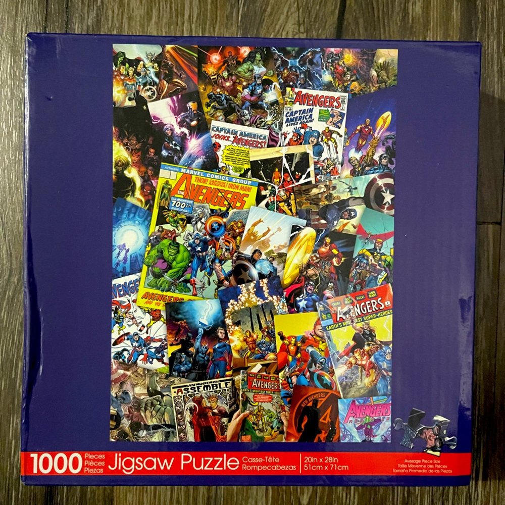 AQUARIUS Marvel Puzzle Cast (1000 Piece Jigsaw Puzzle) 🧩